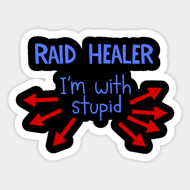 Raid Healer Sticker by Carrion Beast